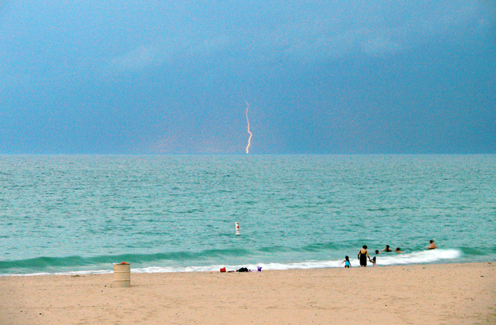Beach Lightning